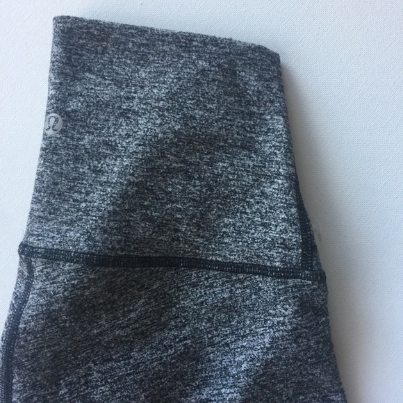 Lululemon Wunder Under pant heathered black 4 NWT - Picture 6 of 8